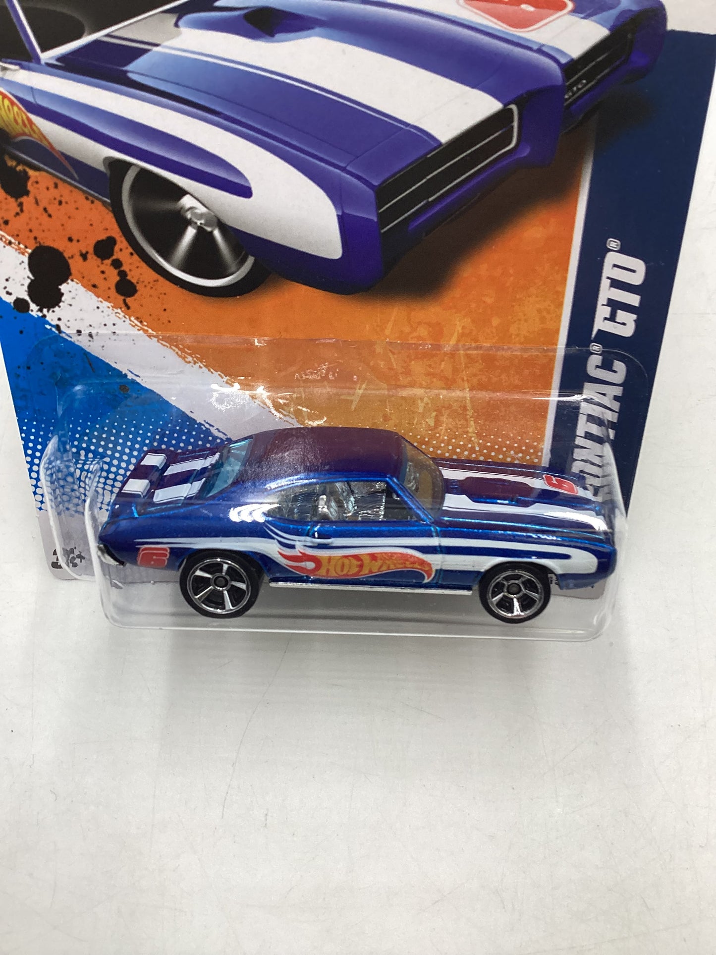 2011 Hot Wheels #153 69 Pontiac GTO Blue Factory Sealed 39C