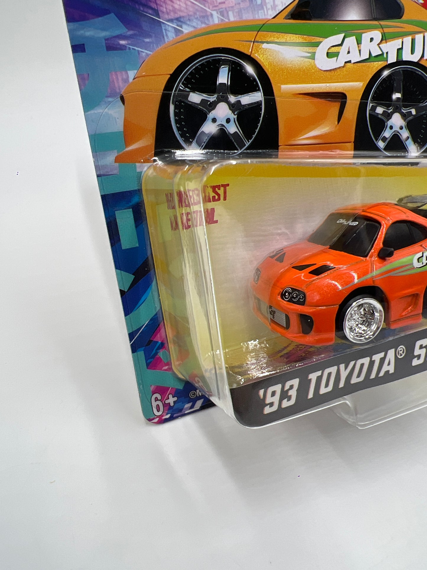 2025 MGA Car Tuned JDM Series 1 #2 93 Toyota Supra Orange 180B