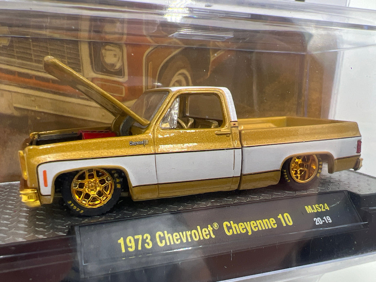 M2 Machines MiJo Exclusives CHASE 1/350 Squarebody USA 1973 Chevrolet Cheyenne 10 MJS24 VHTF