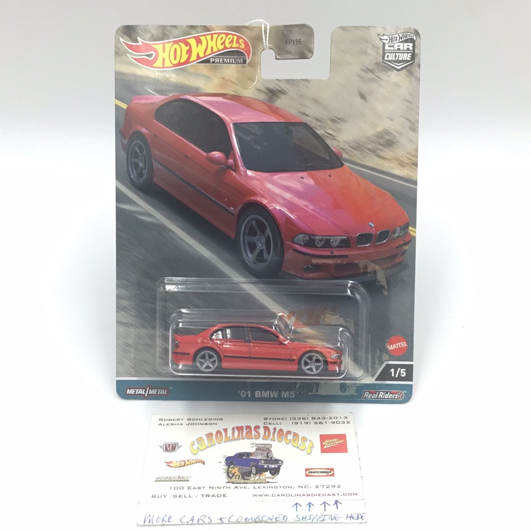 2023 Hot wheels car culture Canyon Warriors #1 01 BMW M5 1/5 257D