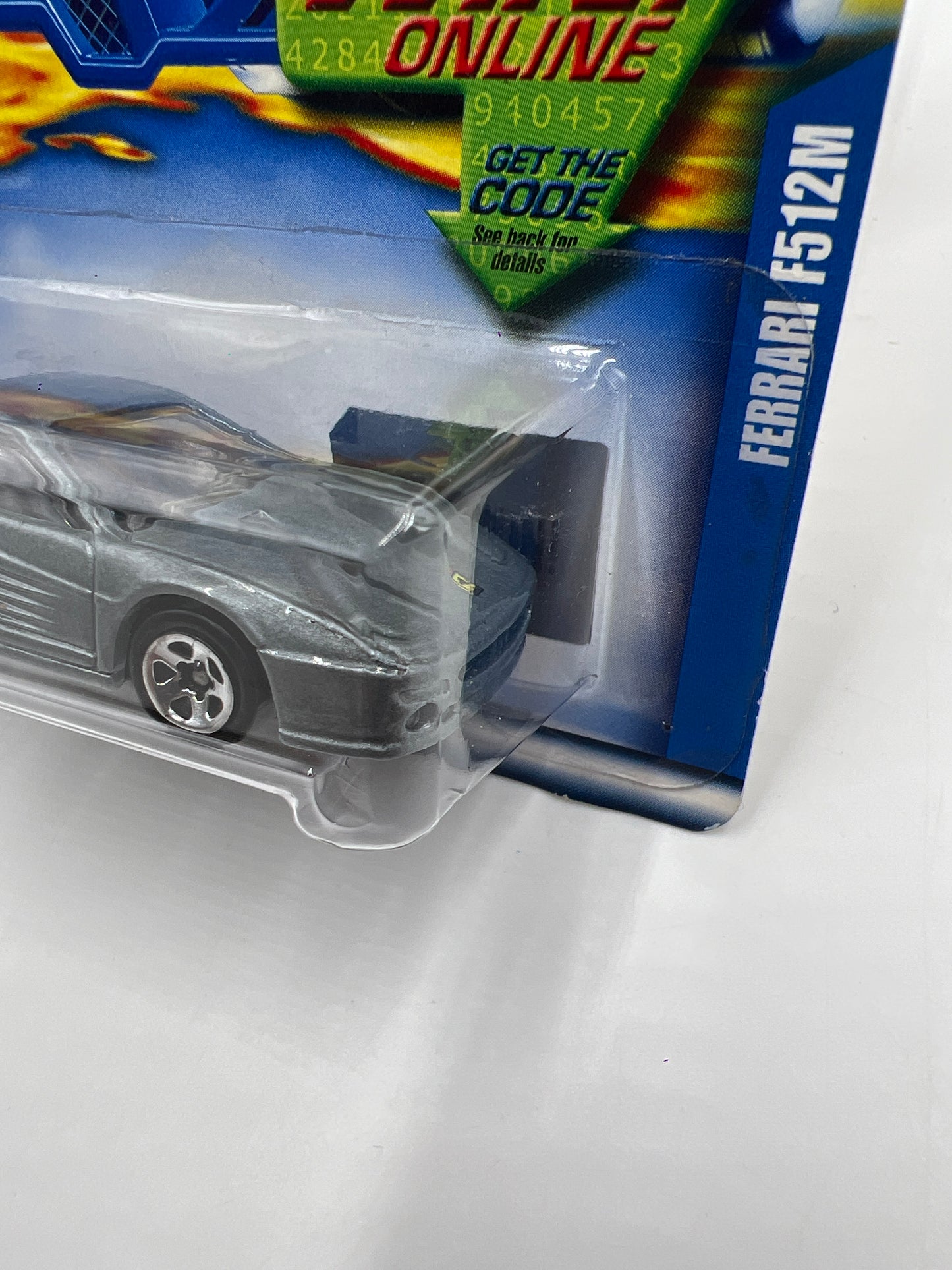 2002 Hot Wheels #162 Ferrari F512M Gray