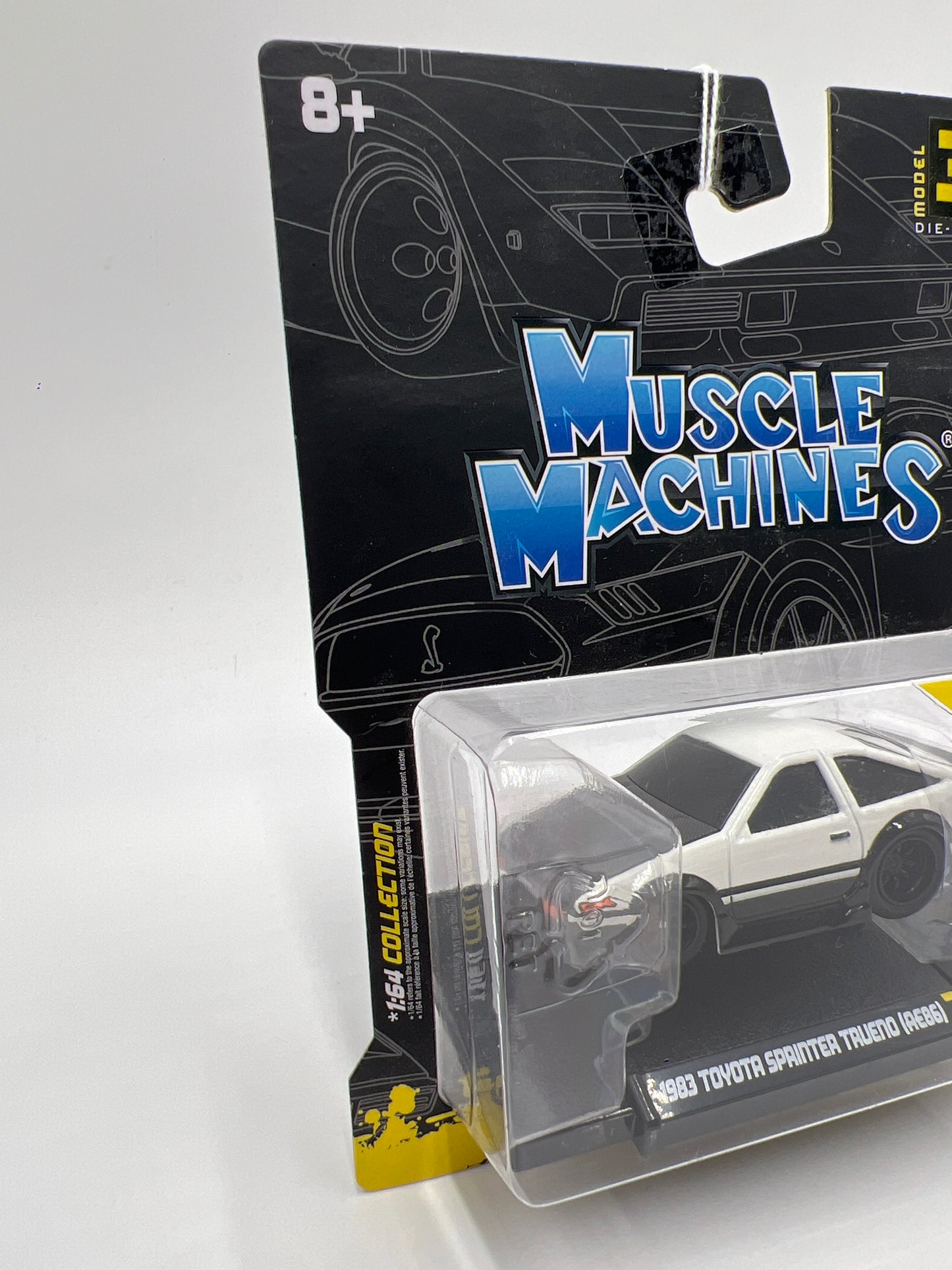 Muscle Machines Series 7 #39 1983 Toyota Sprinter Trueno AE86 White/Black SR