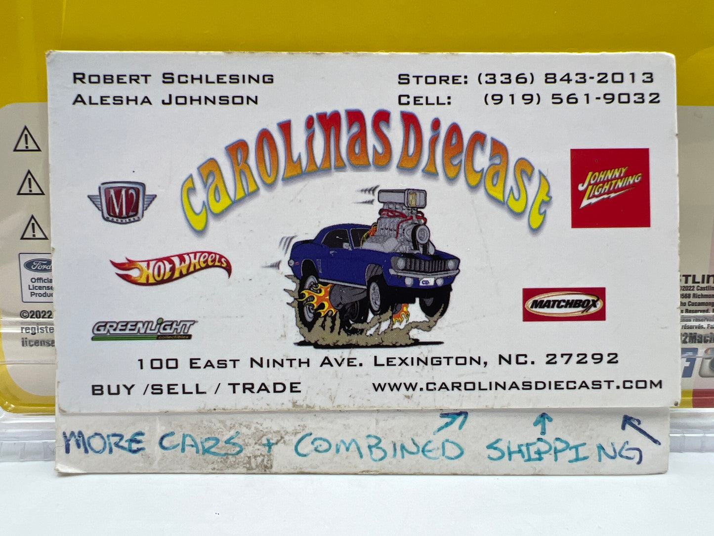 M2 Machines Hobby Exclusive CHASE Pace Car 1987 Ford Mustang GT Custom Yellow HS31