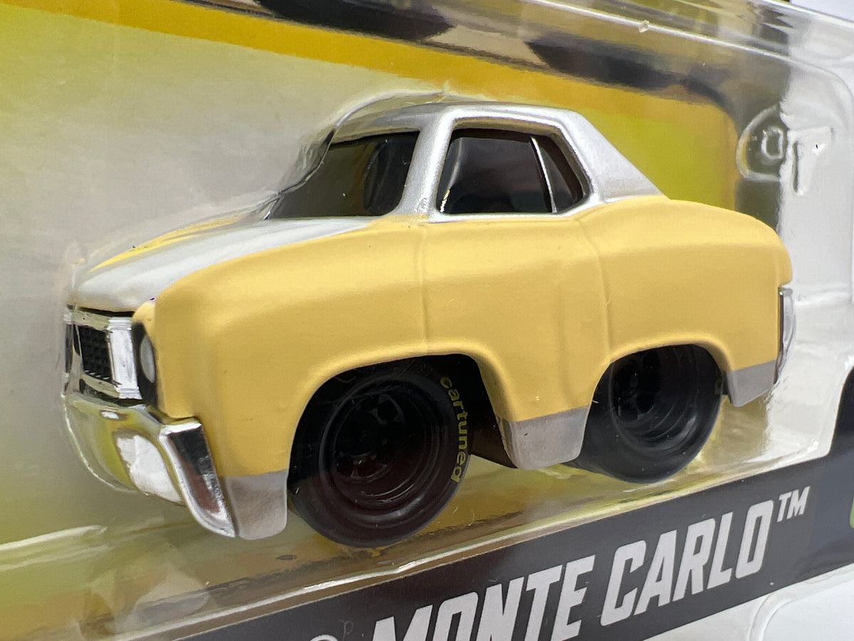 MGA Car Tuned Mainline Series 12 #2 70 Chevy Monte Carlo Yellow