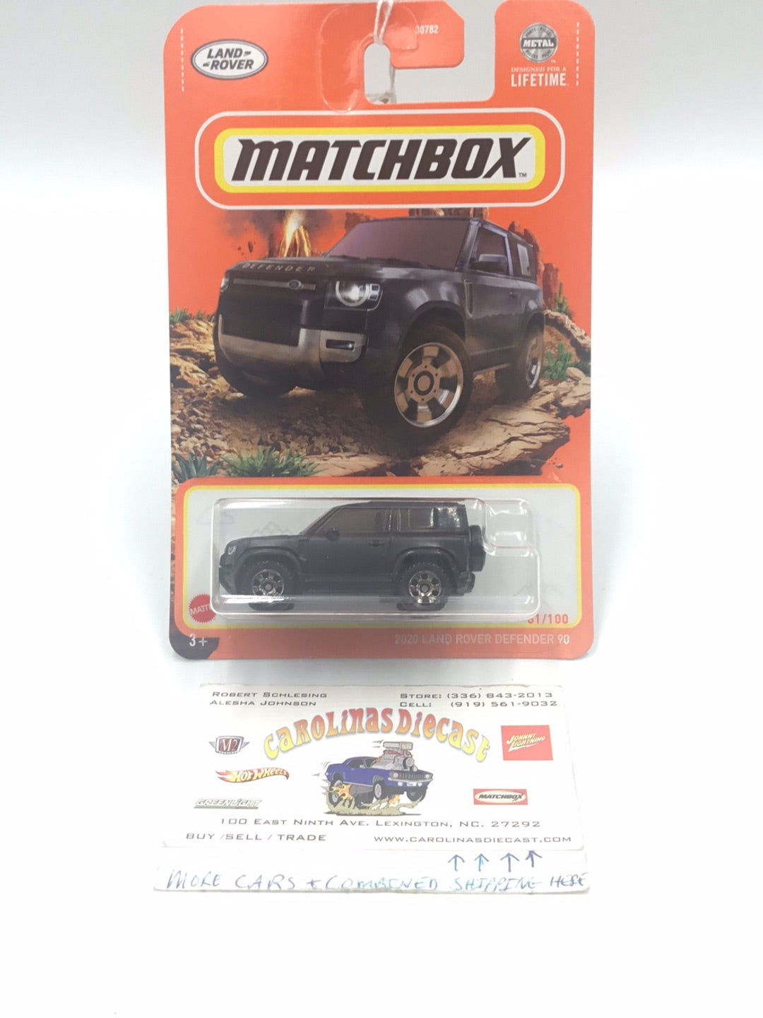 2024 matchbox #61 2020 Land Rover Defender 90 63H