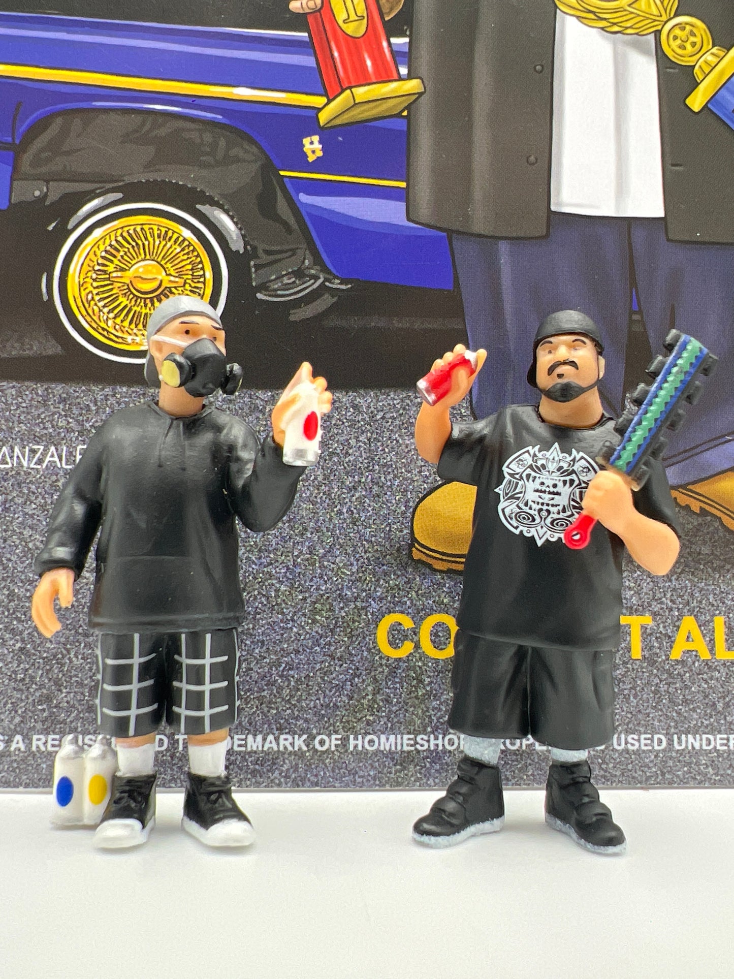 DGA Collectibles Homies Series 15 CHASER Pair Of 2 Sloe Motions & Urban Aztec