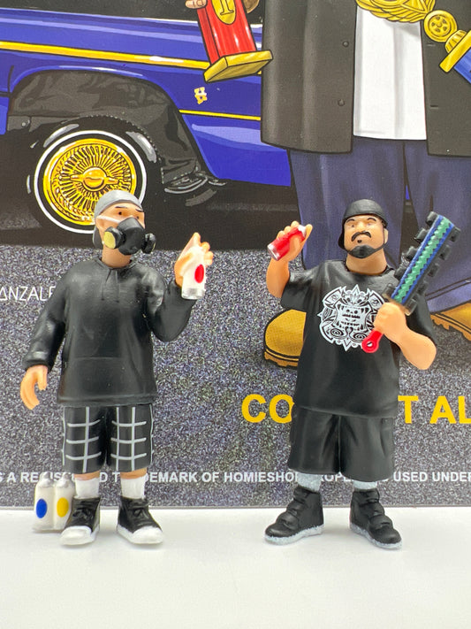 DGA Collectibles Homies Series 15 CHASER Pair Of 2 Sloe Motions & Urban Aztec