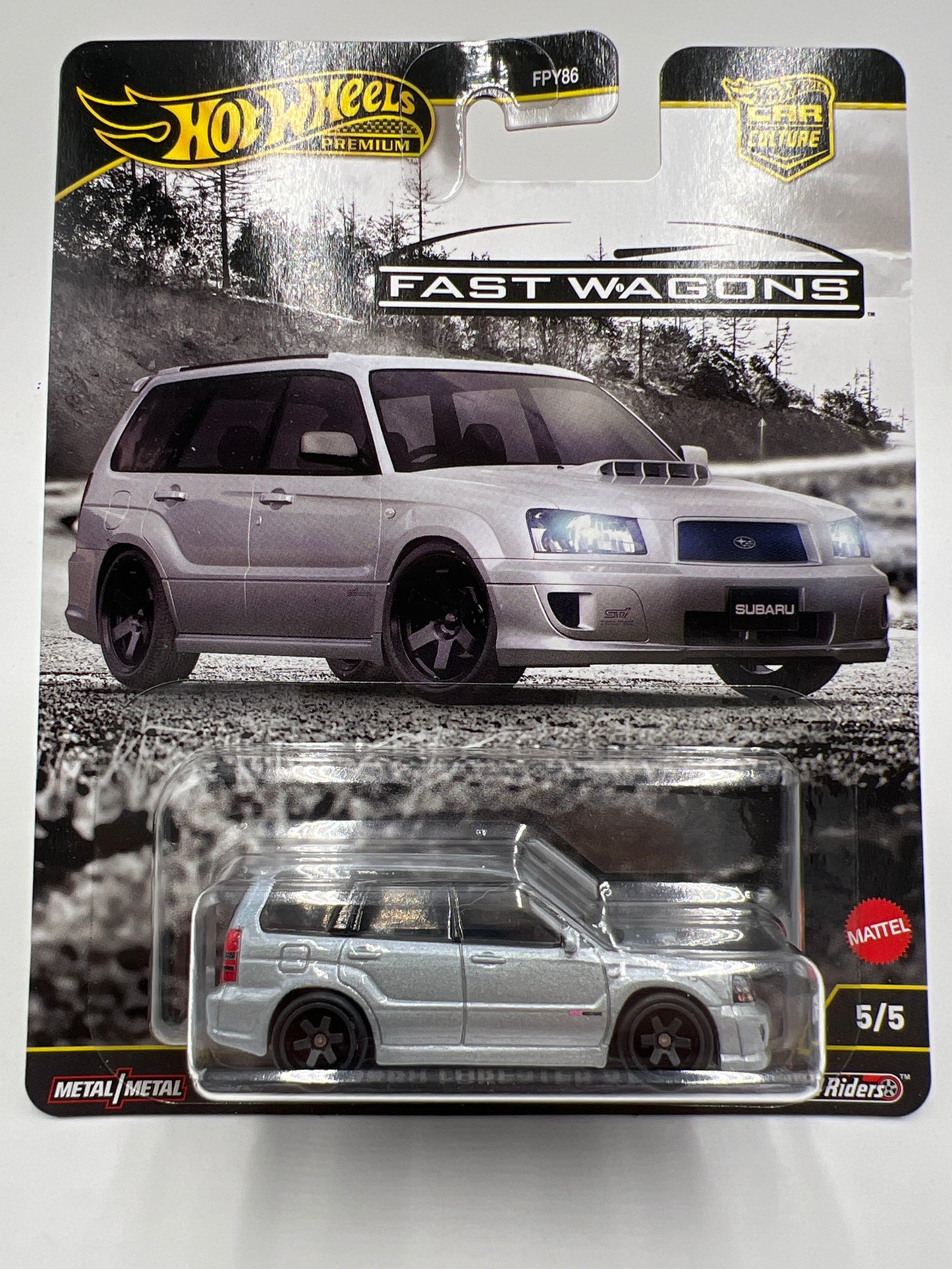 2025 Hot Wheels Car Culture Premium Fast Wagons Full Set Of 5