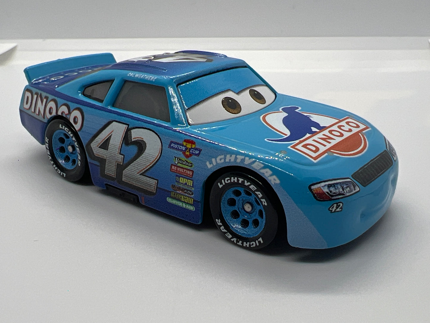 Disney Pixar Cars 3 #42 Cal Weathers Dinoco Blue Loose