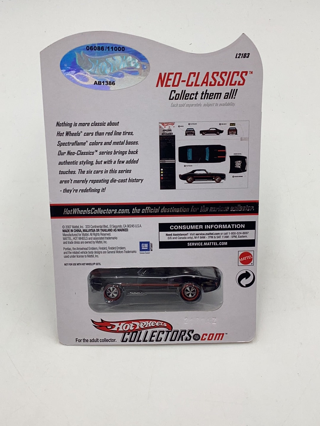 2008 Hot Wheels RLC Neo Classic Series 6 Custom Pontiac Firebird