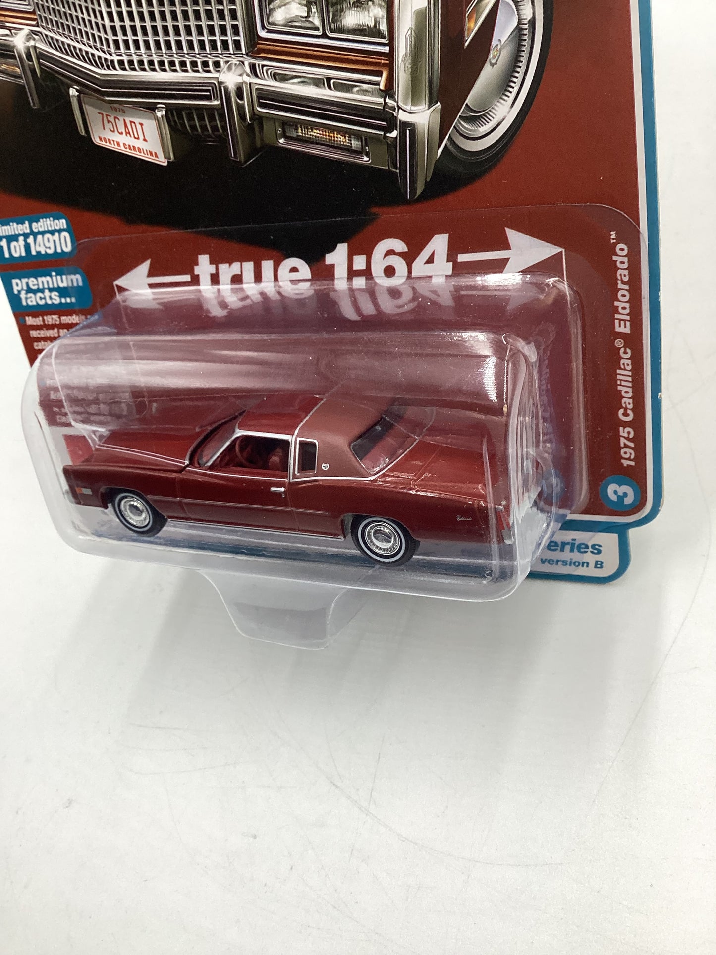 Auto World Luxury Cruisers Release 1 Version B 1975 Cadillac Eldorado Red 183F