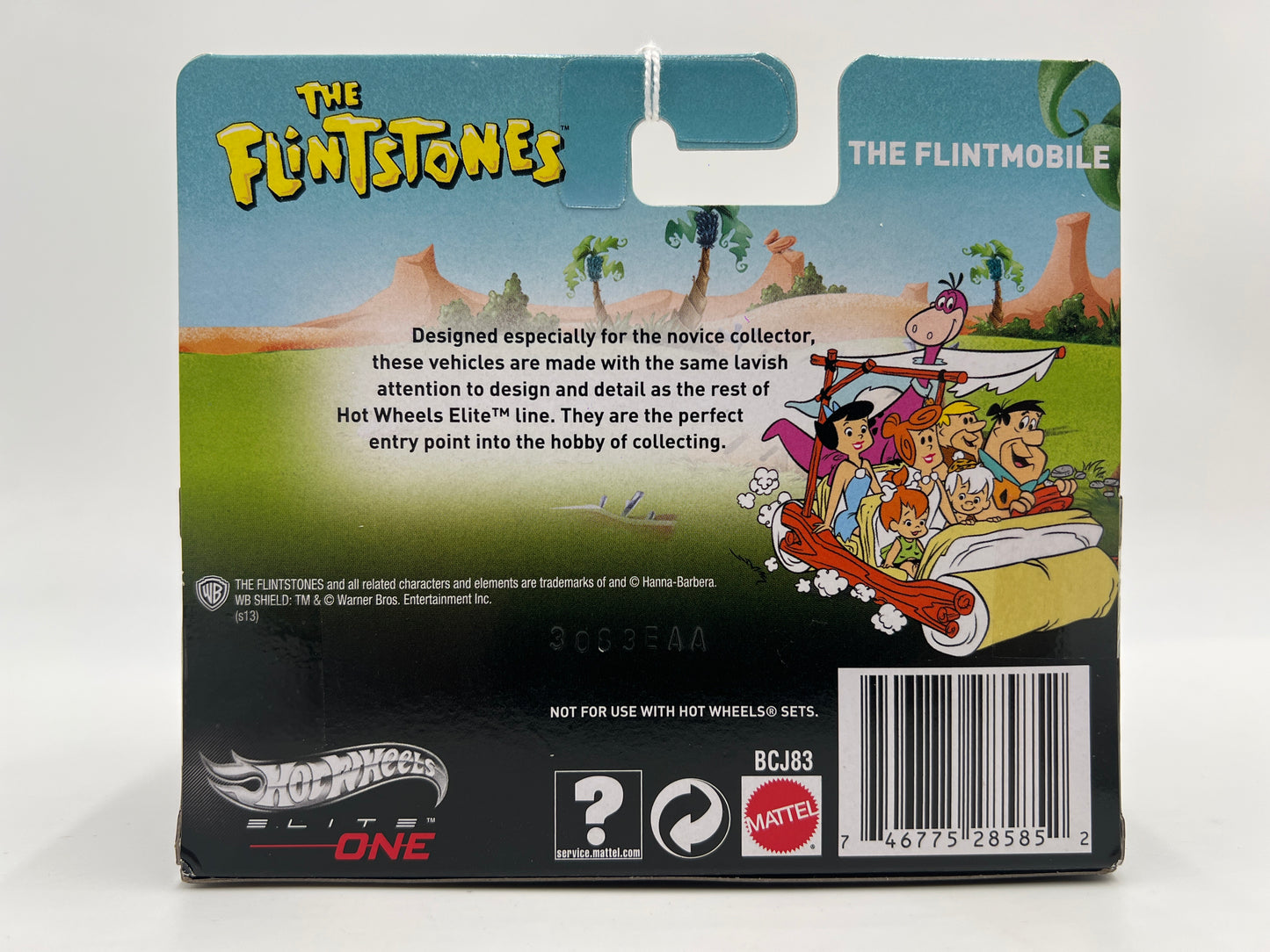 Hot Wheels 1/50 Scale Elite One The Flintstones The Flintmobile