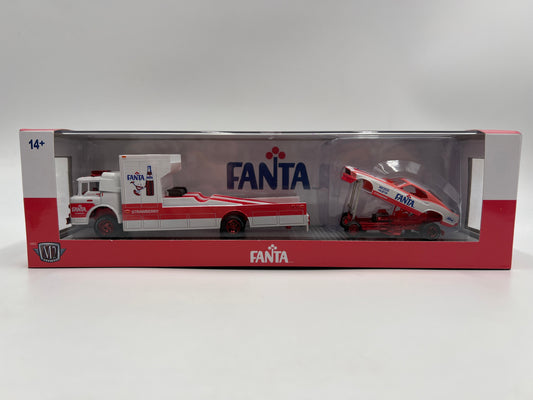 M2 Machines Auto Haulers CHASE Fanta 1970 Ford C-950 & 1969 Ford Mustang Funny Car TW30