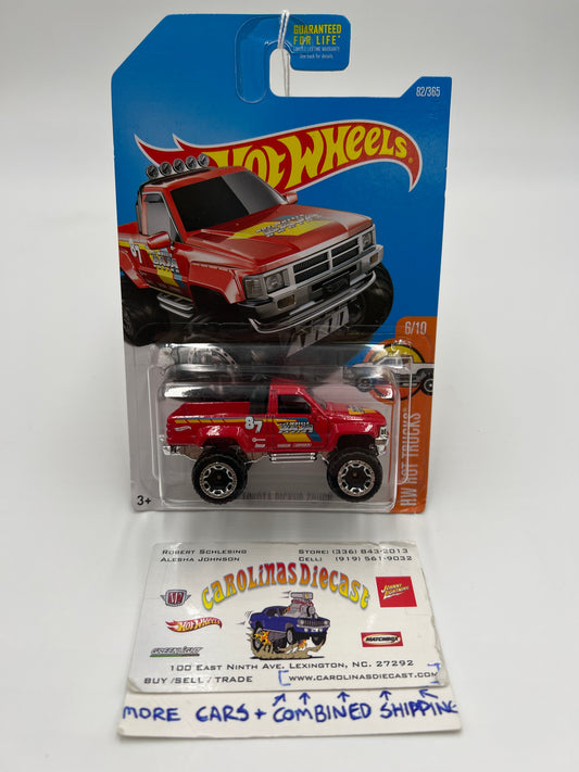 2017 Hot Wheels #82 1987 Toyota Pickup Truck Red (SR)