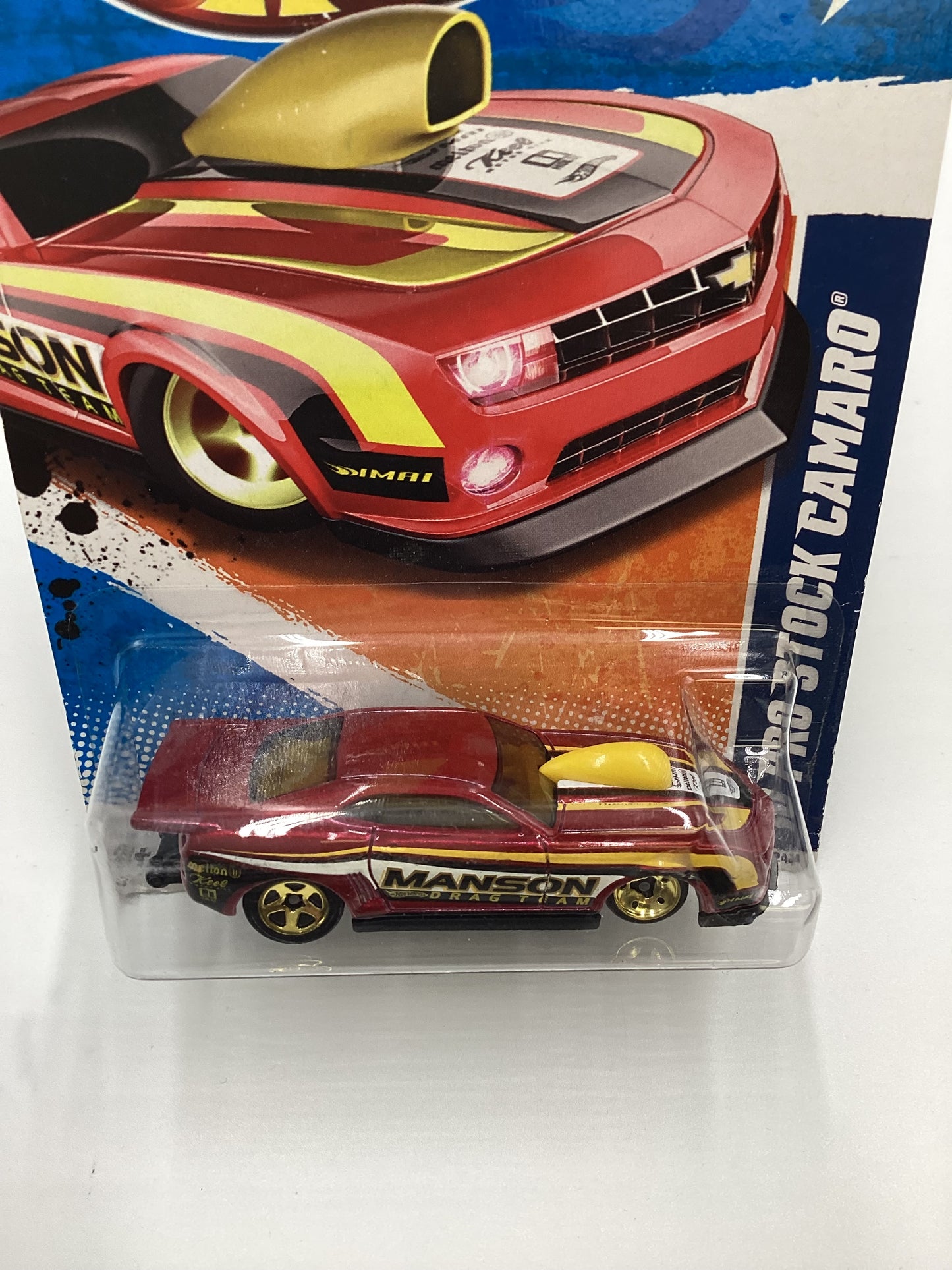 2011 Hot wheels #121 70 Pro Stock Camaro Red 13i