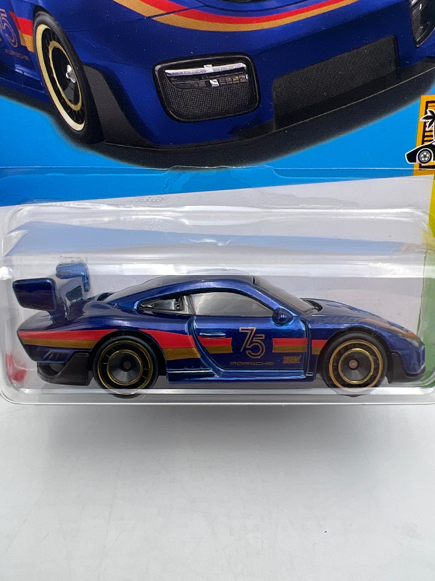 2023 Hot Wheels Factory Sealed Super Treasure Hunt #223 Porsche 935 Blue W/Protector