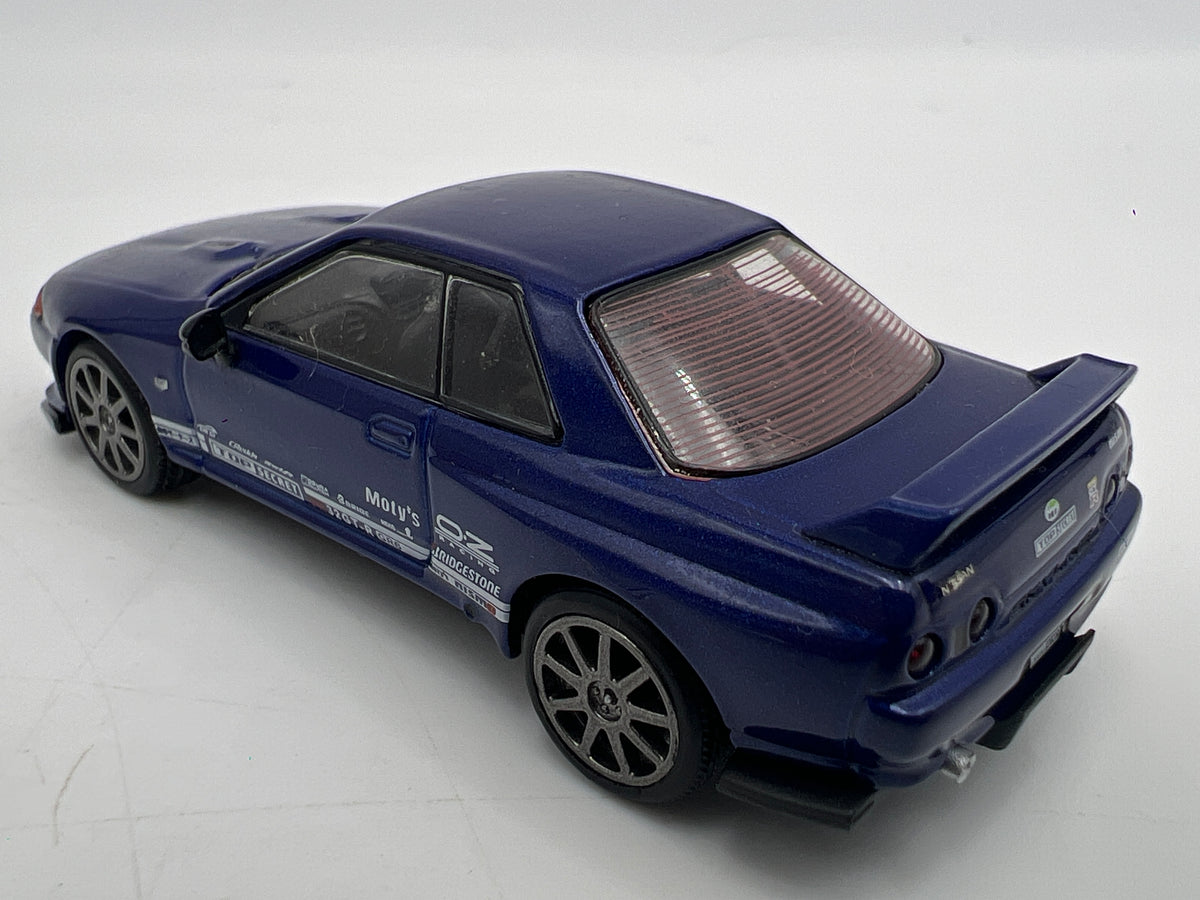 Mini GT #589 MiJo Exclusive Nissan Skyline GT-R Top Secret Metallic Blue