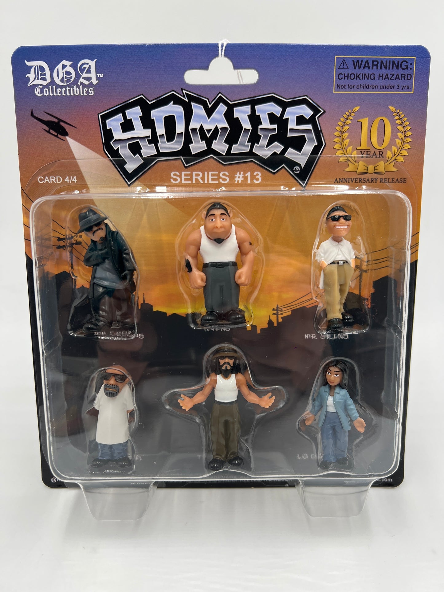 DGA Collectibles Homies 10 Year Anniversary Release Series #13 Card 4/4 223D