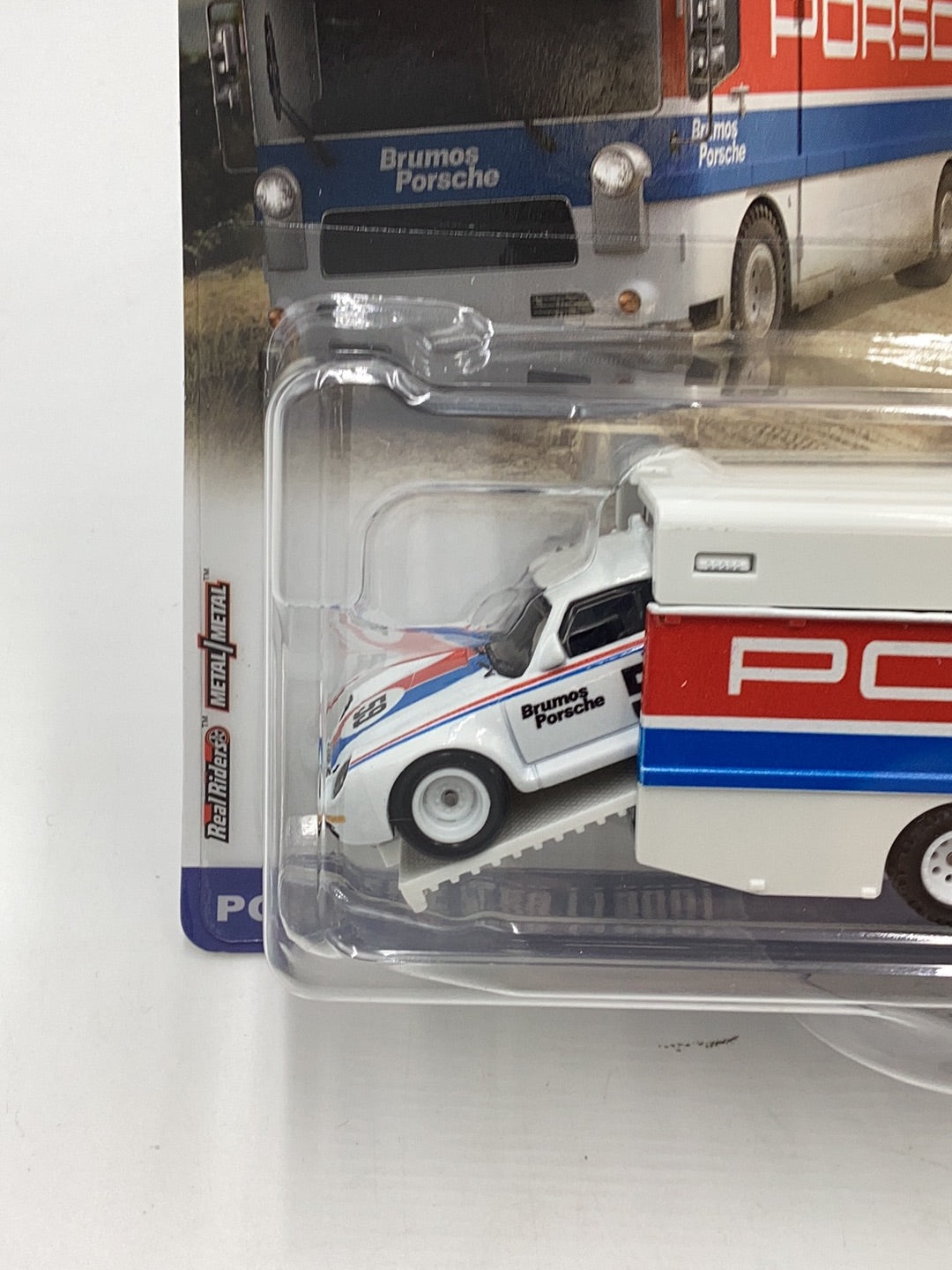 Hot wheels car culture team transport #61 Porsche 959(1986)euro hauler 281B