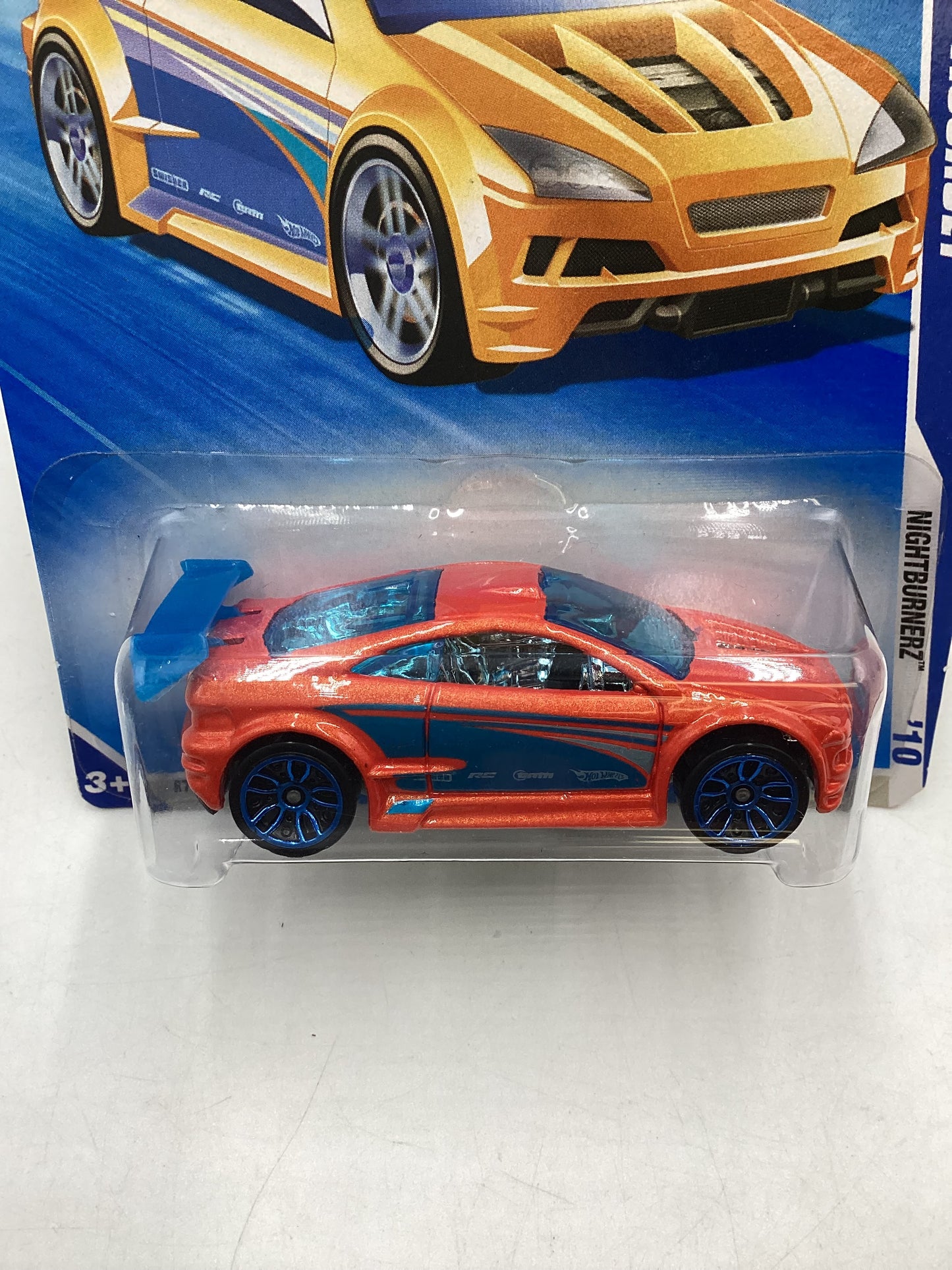 2010 Hot Wheels #092 Orange Asphalt Assault 88i