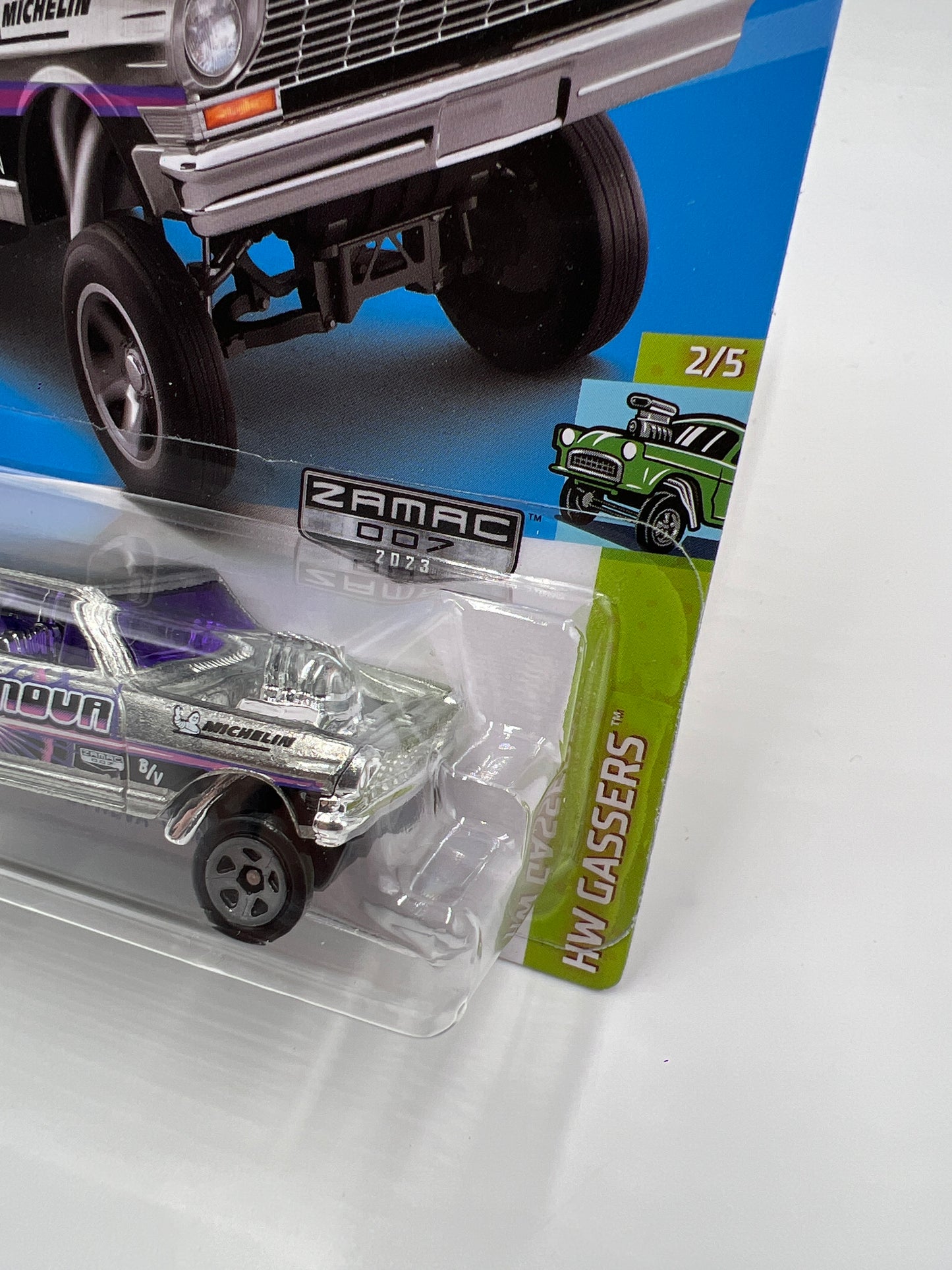 2023 Hot Wheels Walmart Exclusive Zamac 7 #145 64 Nova Wagon Gasser