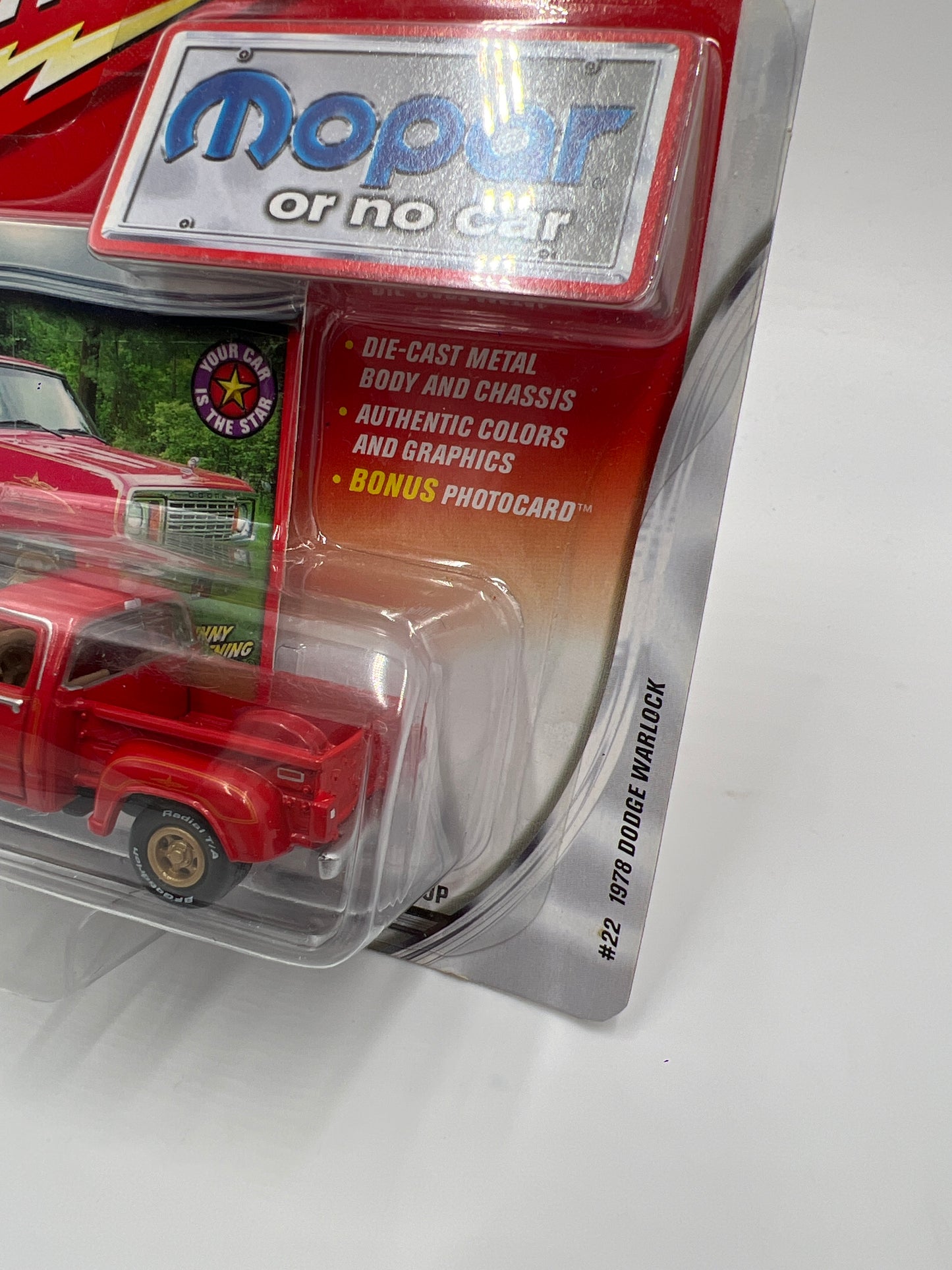 Johnny Lightning Mopar Or No Car #22 1978 Dodge Warlock Red 228B