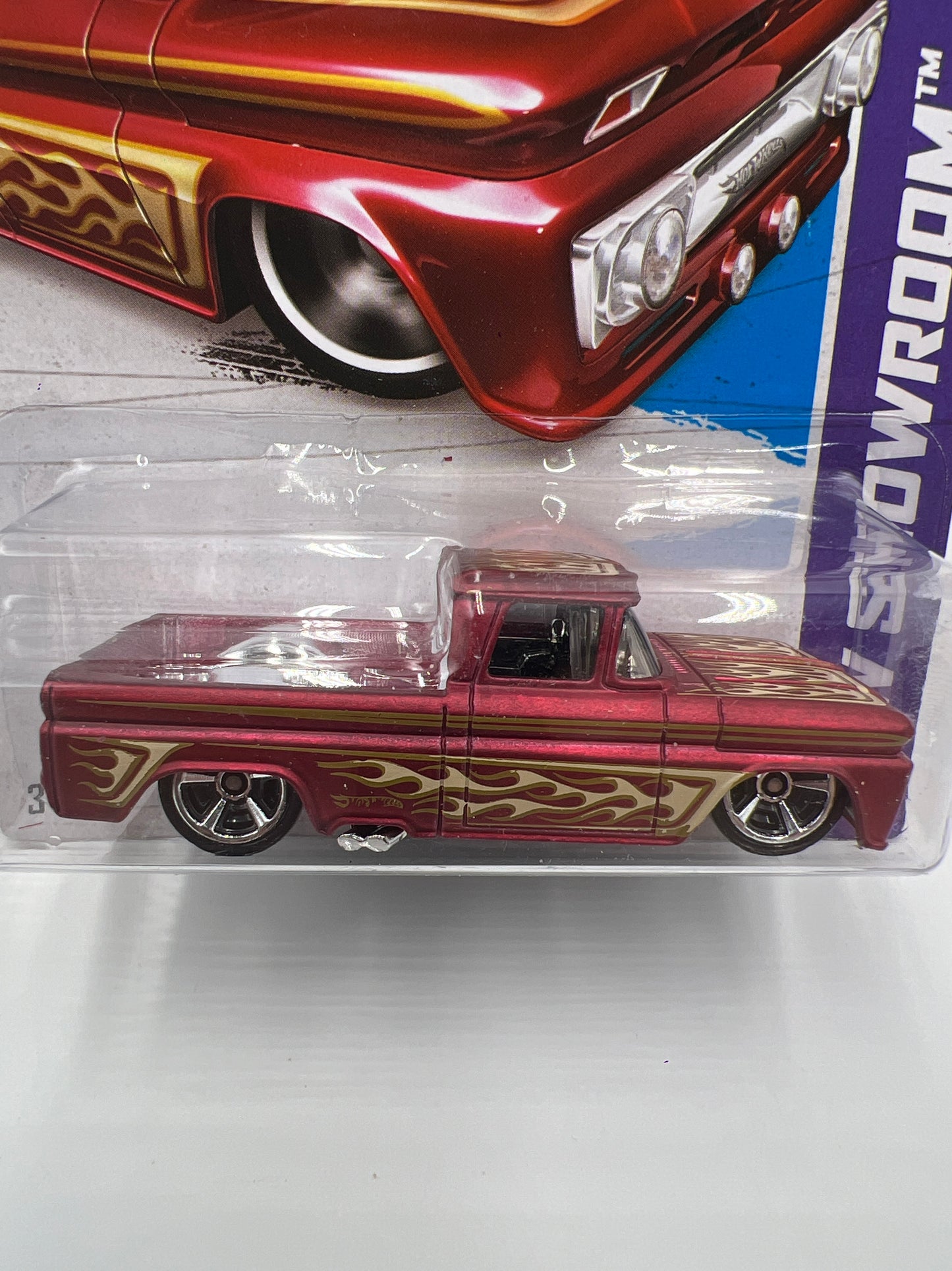 2013 Hot Wheels Showroom #162 Custom 62 Chevy Satin Red