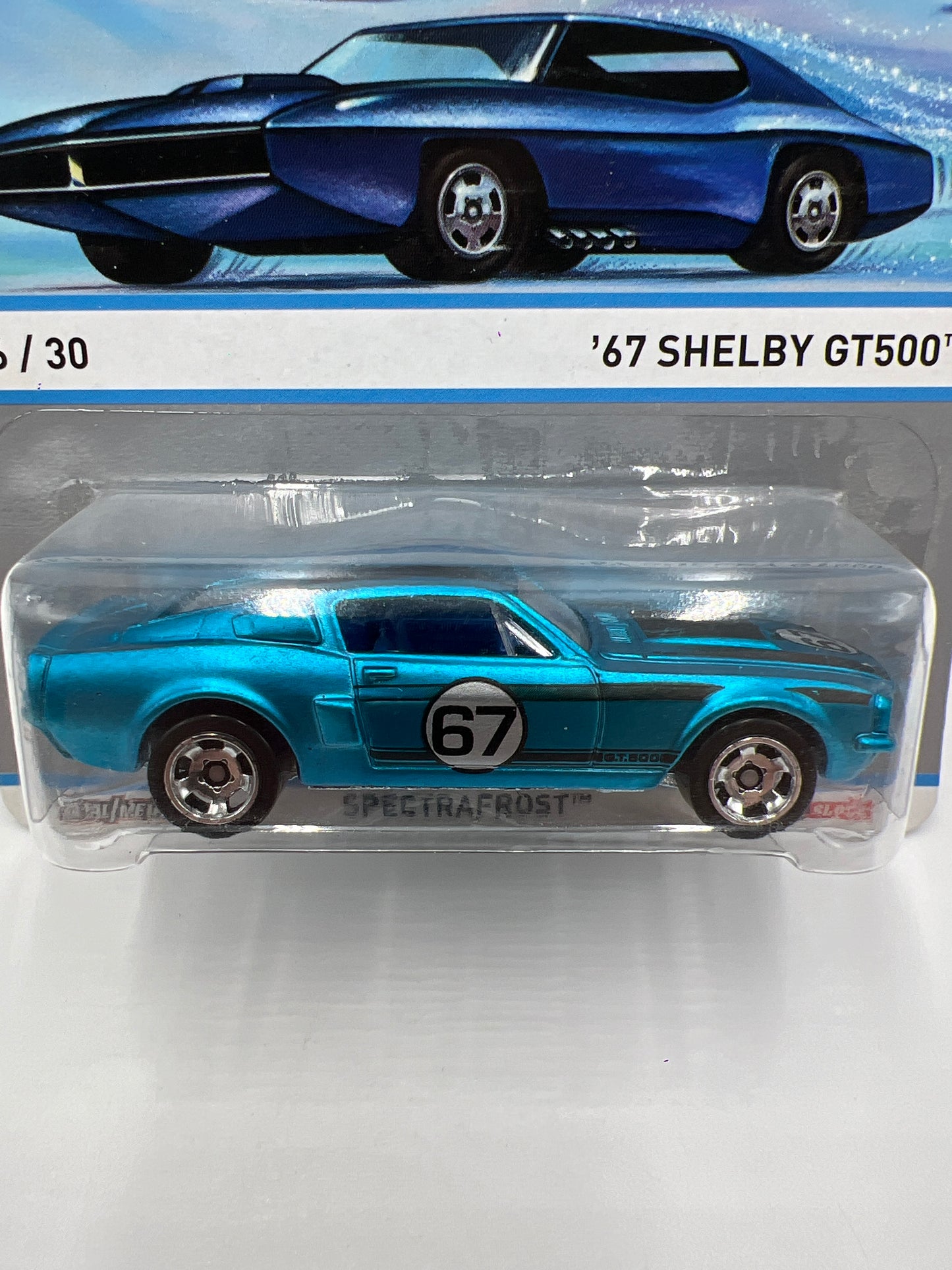 Hot Wheels Cool Classics #26 67 Shelby GT500 Spectrafrost Blue SR