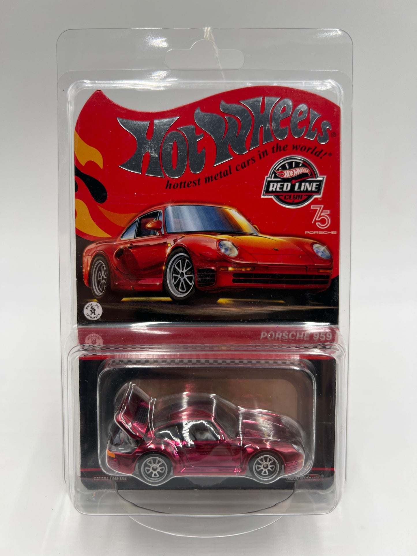 Hot Wheels RLC Porsche 959 Red W/Protector