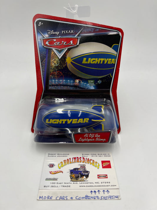 Disney Pixar Cars Al Oft The Lightyear Blimp Blue (Card Not Perfect) 138A