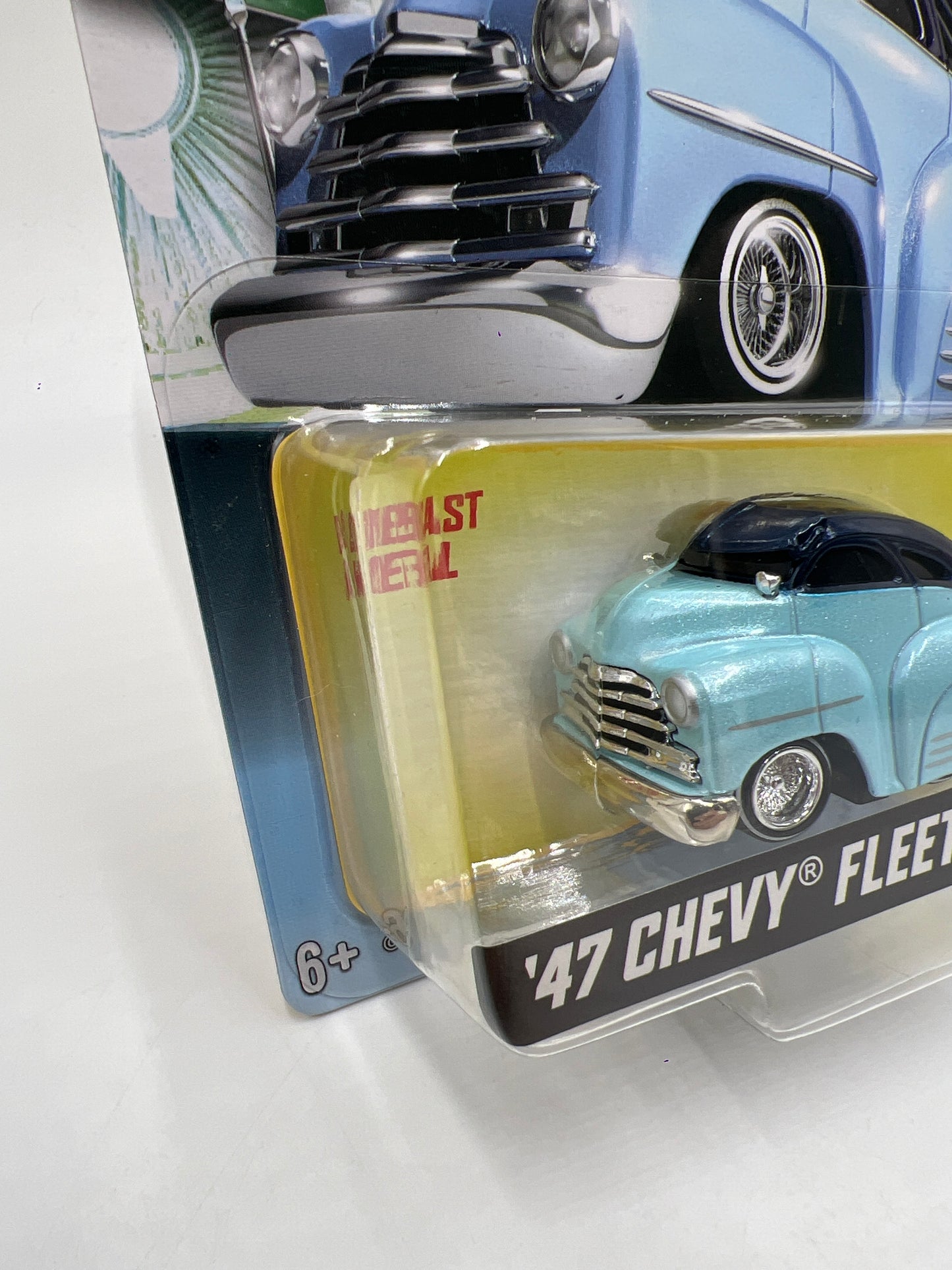 2025 MGA Car Tuned Series 8 #2 47 Chevy Fleetline Light Blue 183B