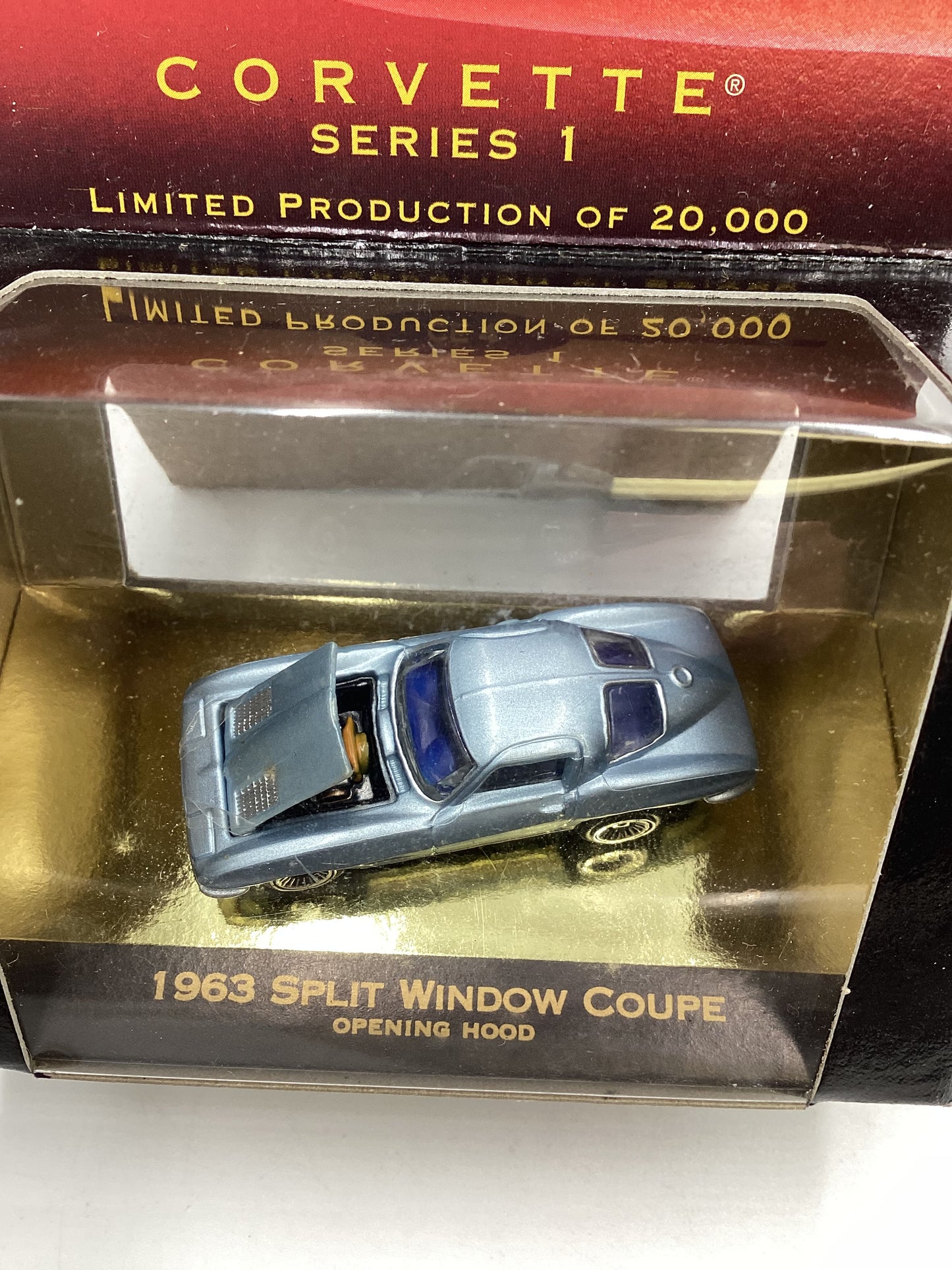Micro Machines Collectors Edition Corvette Series 1 1963 Split Window Coupe Light Blue 1/20000 SR CE4