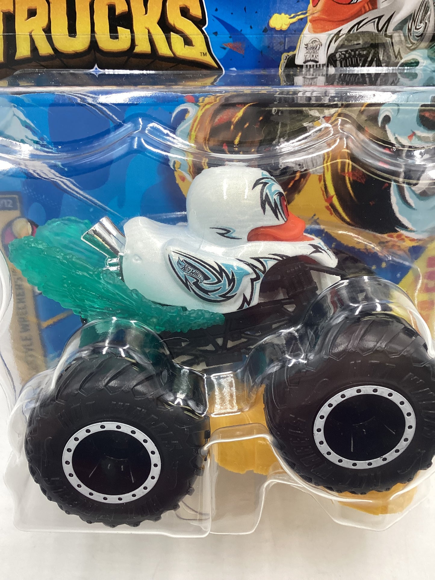 2024 Hot Wheels Monster Trucks #11 Duck N Roll White 134B