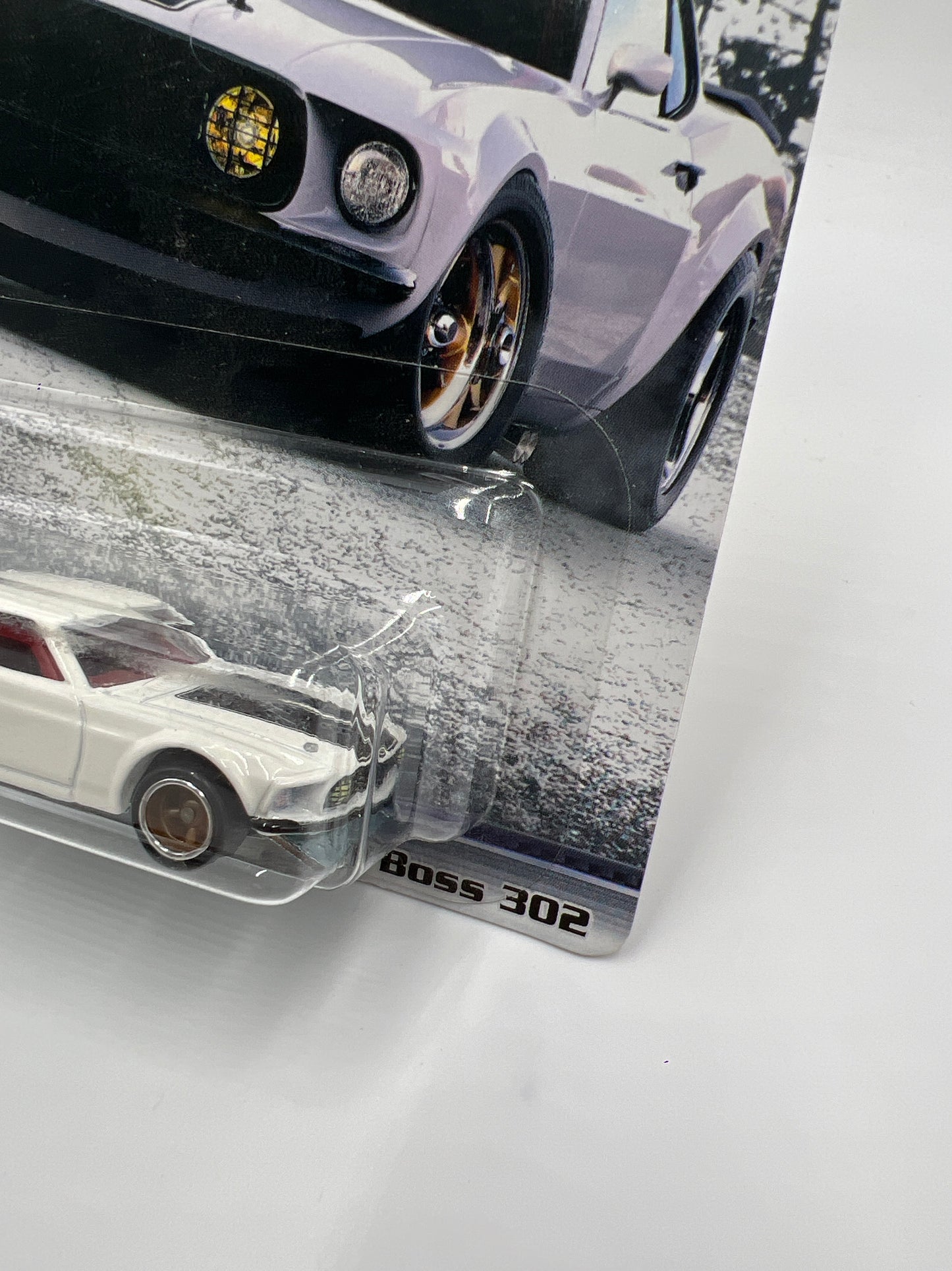Hot Wheels Premium Fast & Furious 1/4 Mile Muscle #5 69 Ford Mustang Boss 302 White 247A