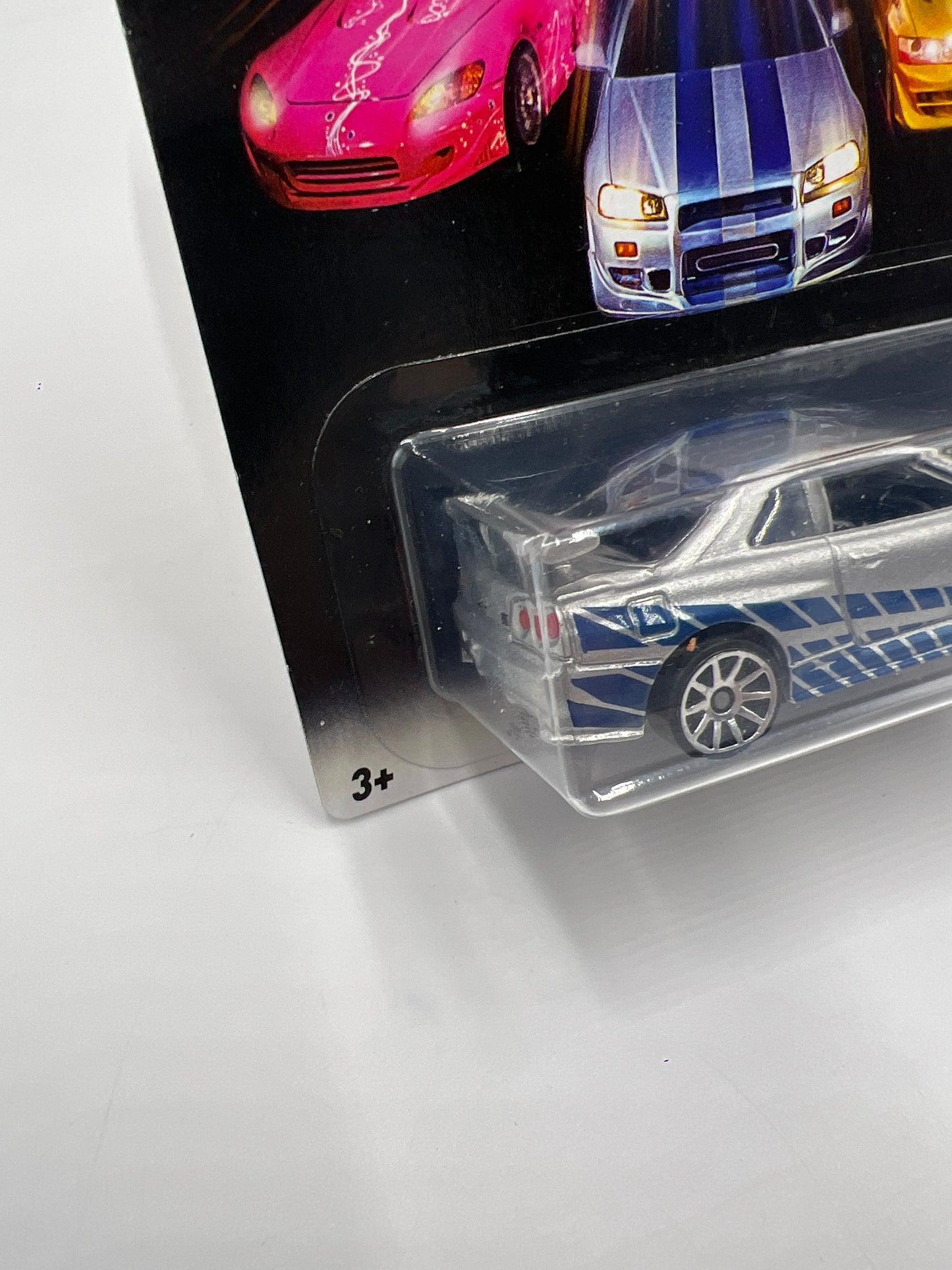 2016 Hot Wheels Fast & Furious #2 Nissan Skyline GT-R R34 Silver W/Protector