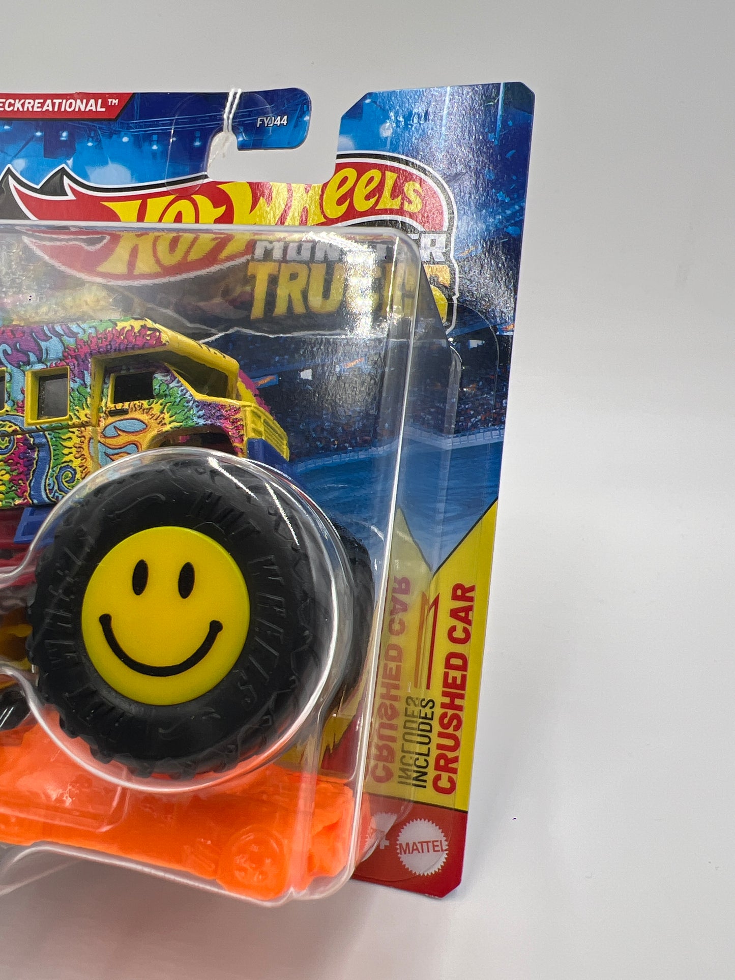 Hot Wheels Monster Trucks HWMT Back To Basics #5 Wreckreational 126D