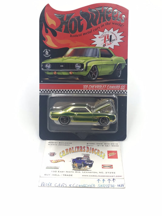 Hot wheels redline club 1969 Chevy Camaro SS 22443/30000 with protector (Antifreeze)