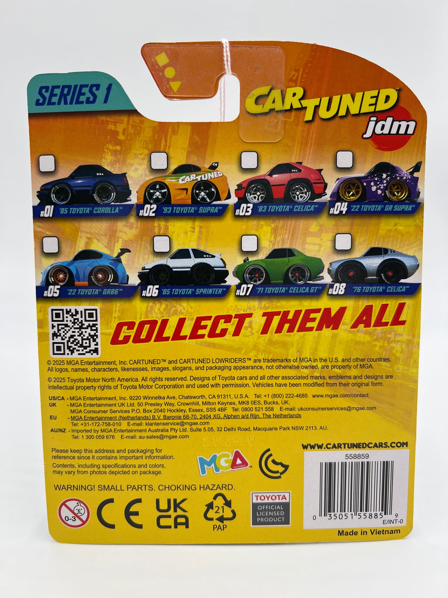 2025 MGA Car Tuned JDM Series 1 #8 76 Toyota Celica Silver