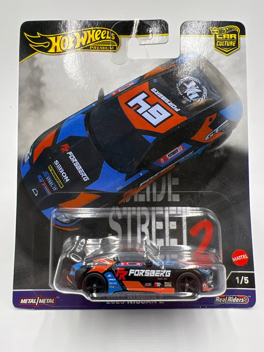 Hot Wheels Premium Car Culture Slide Street 2 #1 2023 Nissan Z Black 244F