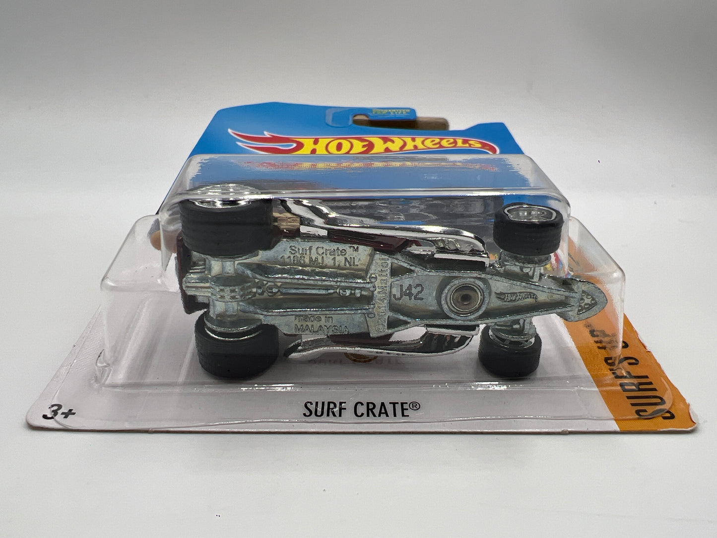 2017 Hot Wheels Super Treasure Hunt Surf Crate Red W/Protector