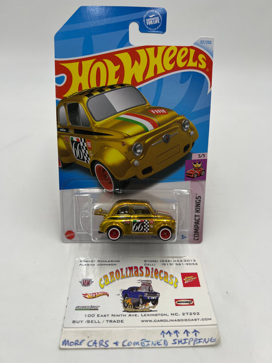 2024 Hot Wheels Super Treasure Hunt #117 60s Fiat 500D Modificado W/Protector