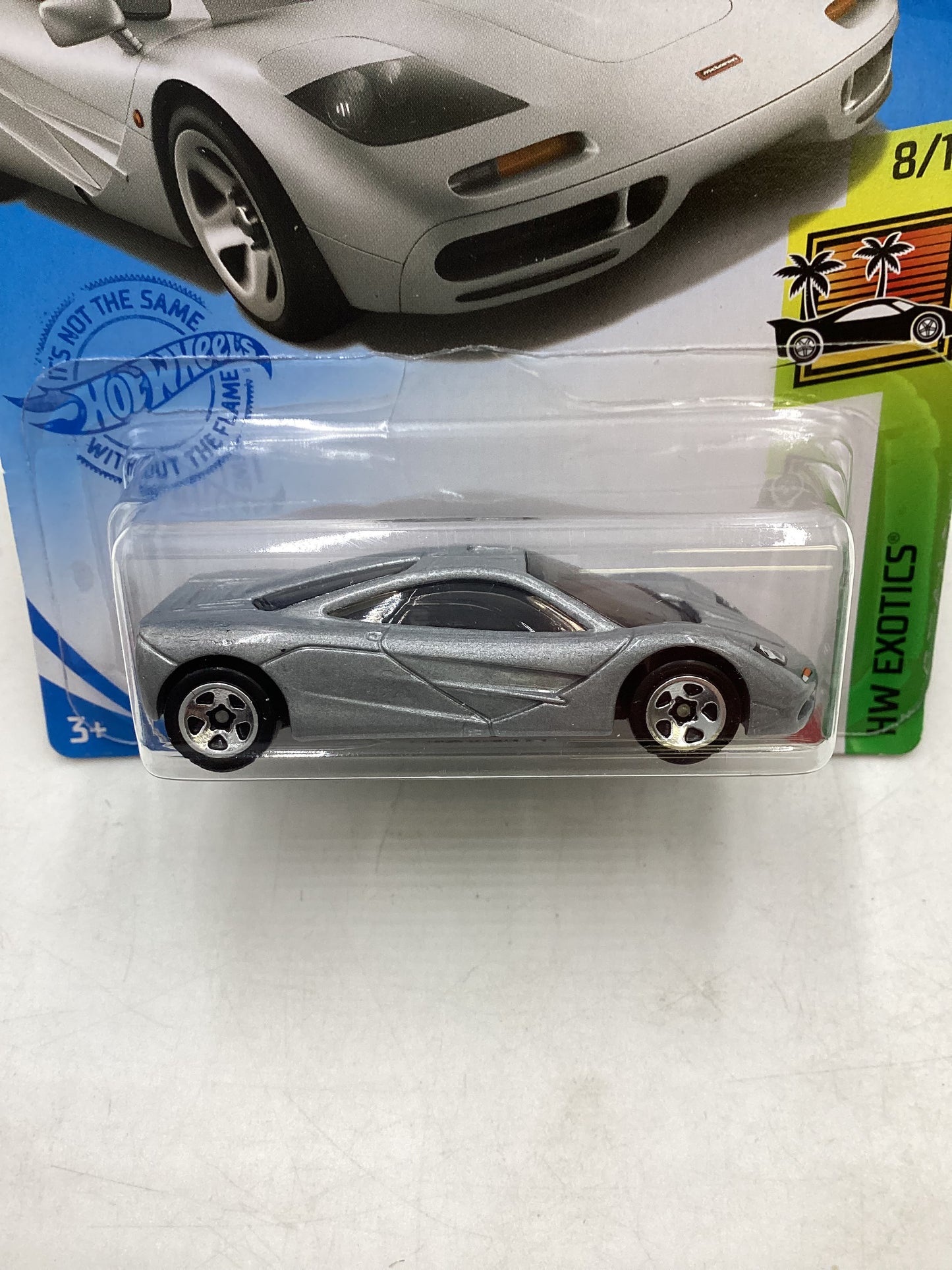 2021 Hot Wheels #235 Mclaren F1 silver see last pic & desc 103D