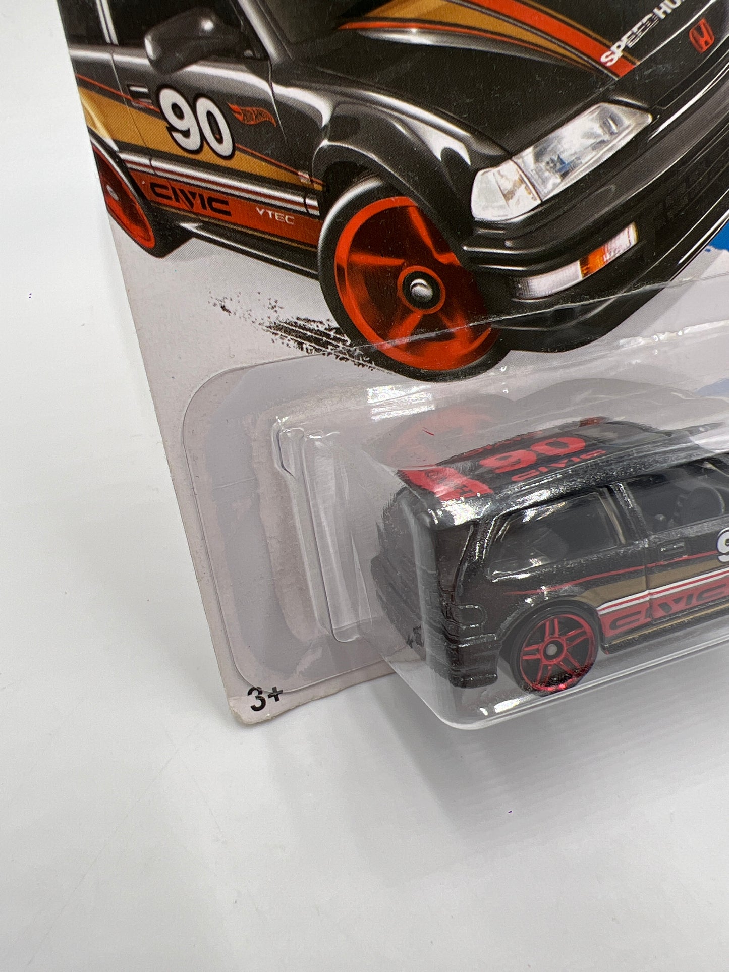 2015 Hot Wheels Workshop #197 90 Honda Civic EF Black