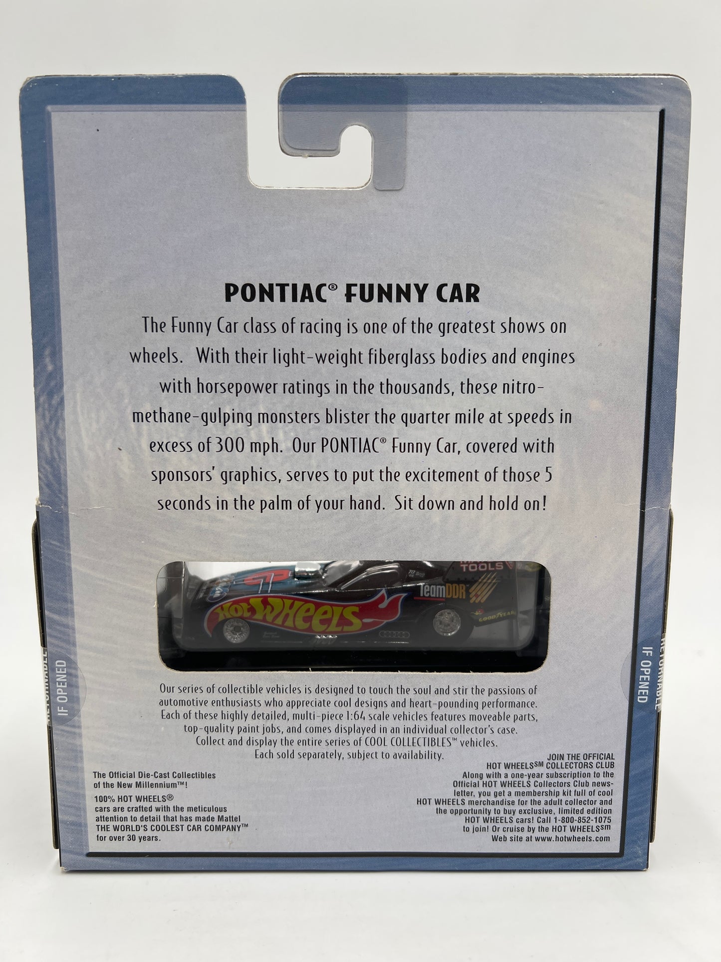 Hot Wheels 100% Black Box Pontiac Funny Car
