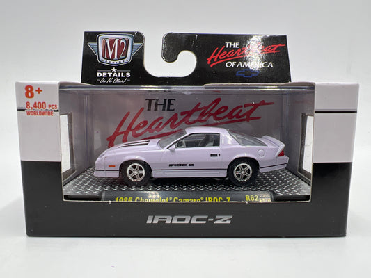 M2 Machines Detroit Muscle 1985 Chevrolet Camaro IROC-Z White R62