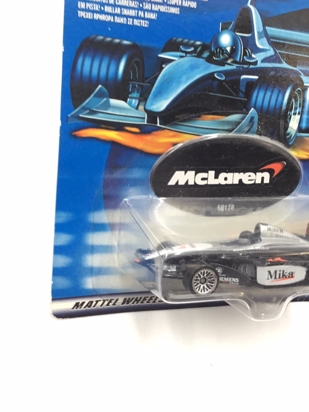 hot wheels McLaren Grand Prix with driver & protector