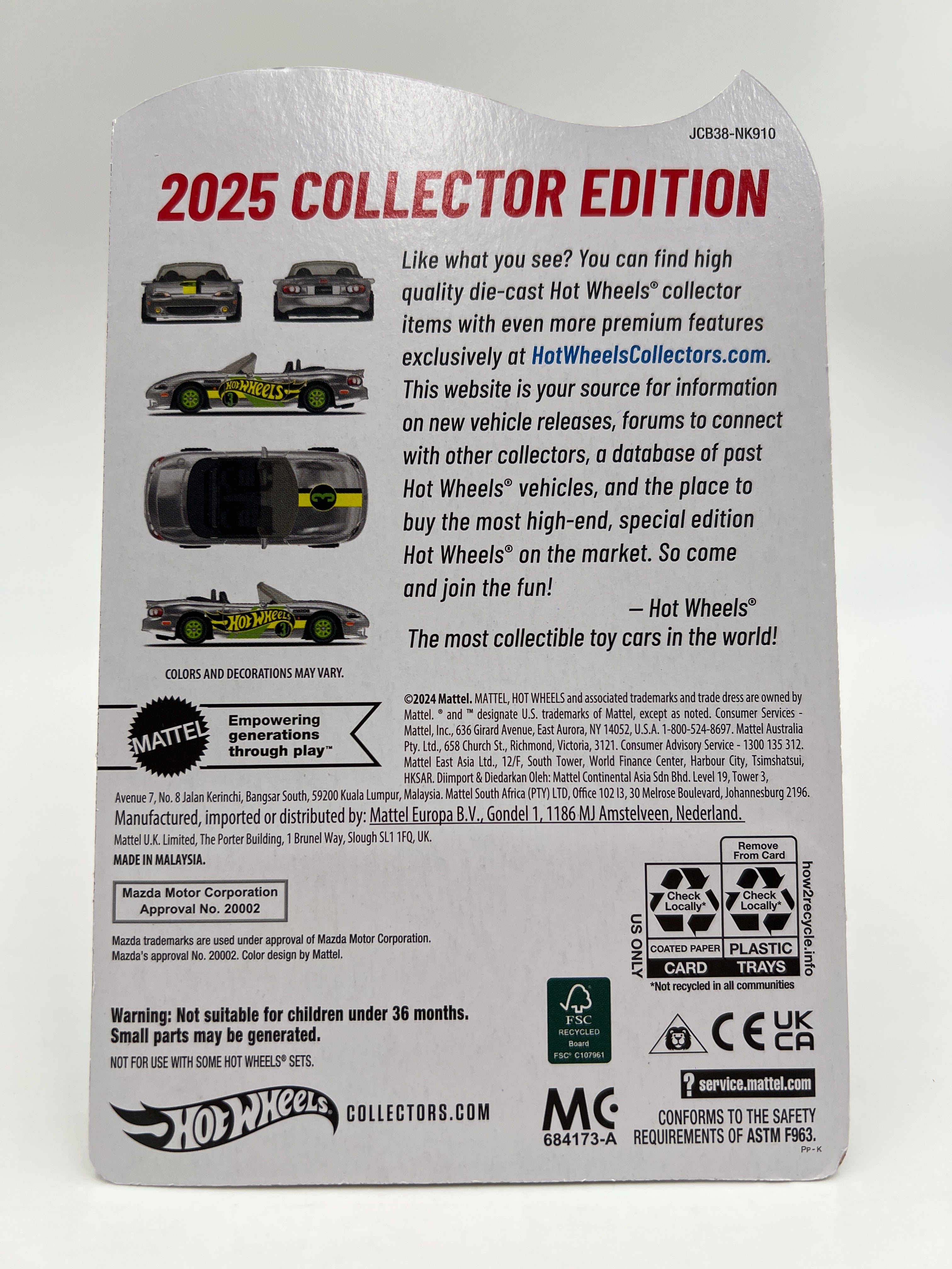 2025 Hot Wheels Legends Tour Walmart Exclusive Zamac Edition #3
