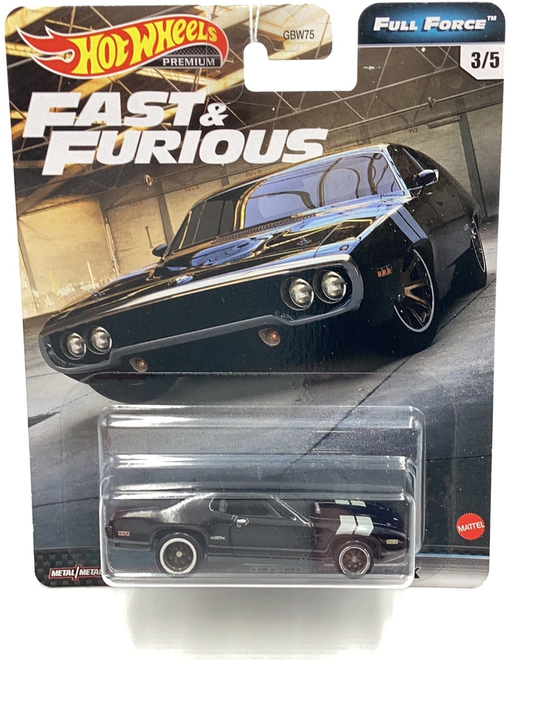 Hot Wheels Full Force fast and furious 3/5 71 Plymouth GTX 250H