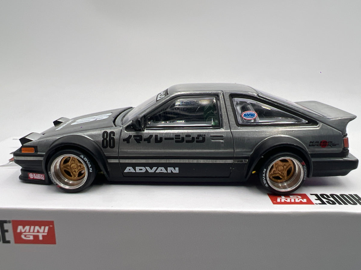 Mini GT Kaido House #218 CHASE Toyota Sprinter Trueno Kaido Street V2 Silver