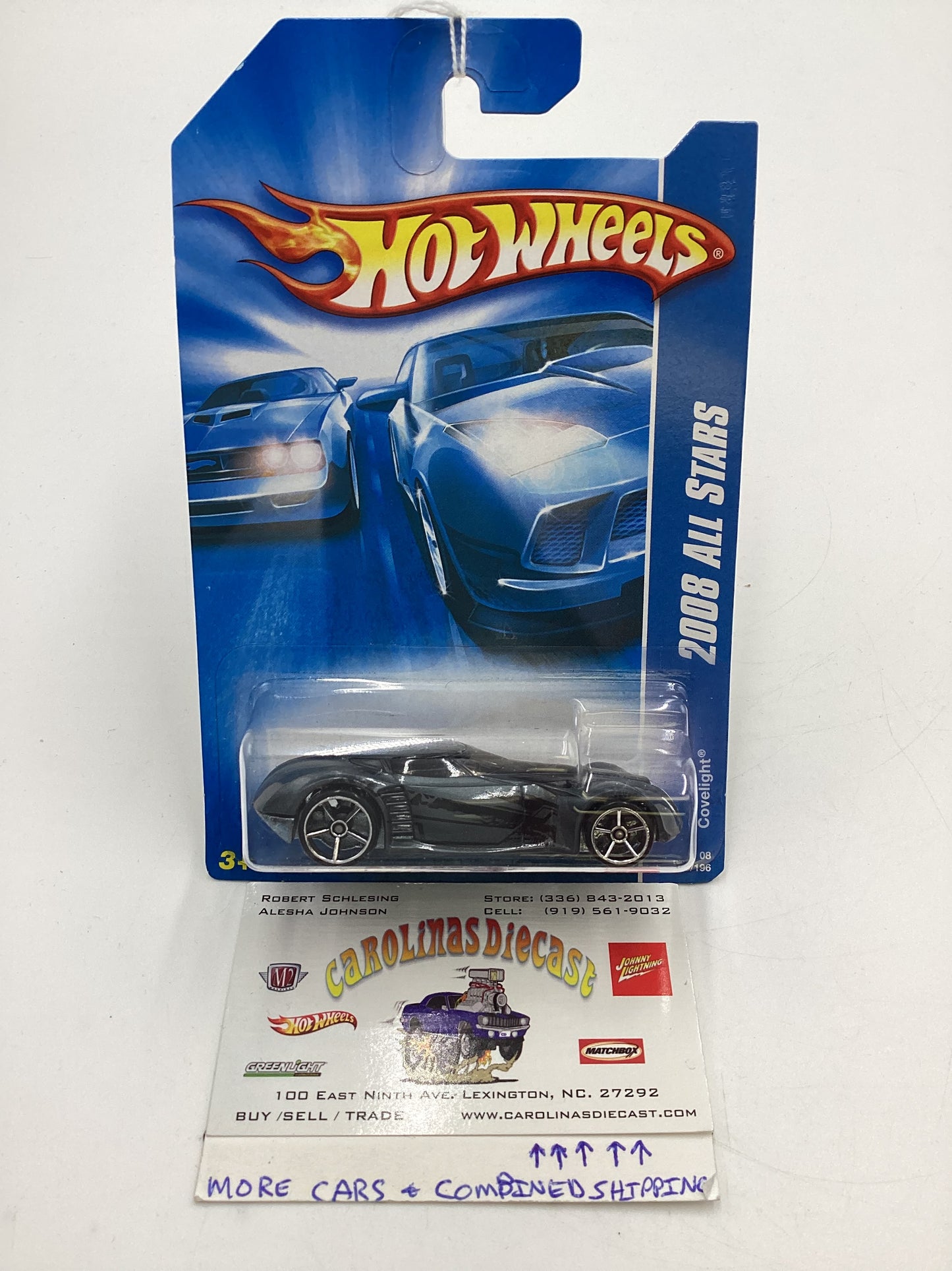 2008 Hot Wheels All Stars #63 Covelight Gray FF3